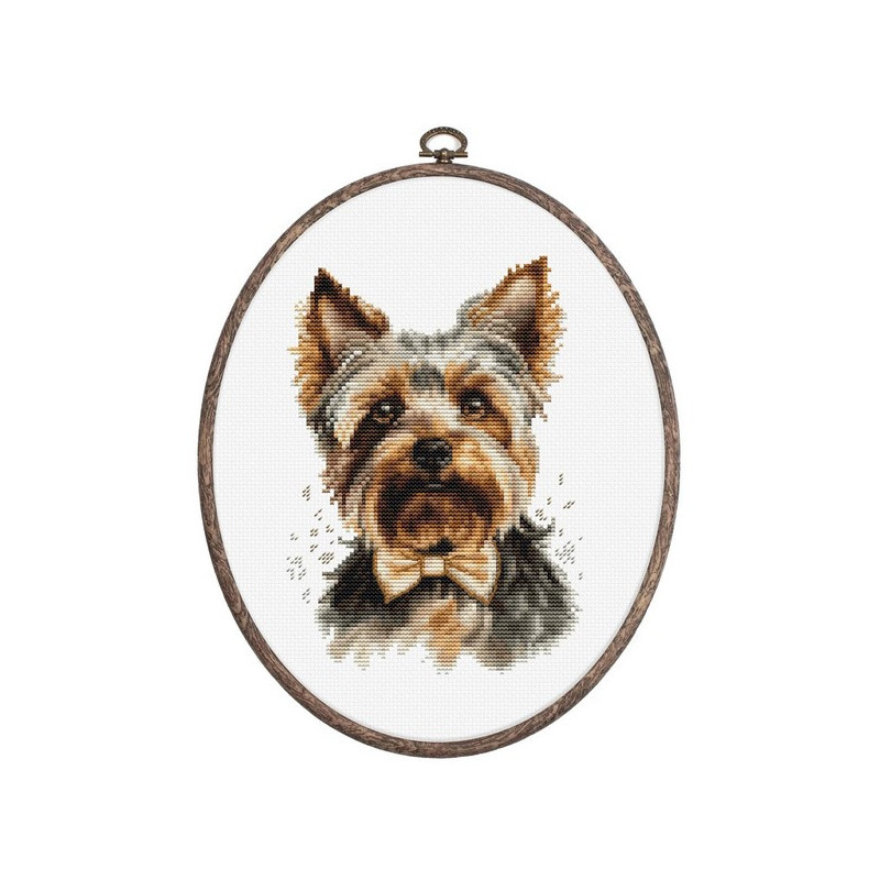 Embroidery kit Yorkshire Terrier Embroidery kit Yorkshire Terrier