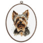 Embroidery kit Yorkshire Terrier Embroidery kit Yorkshire Terrier