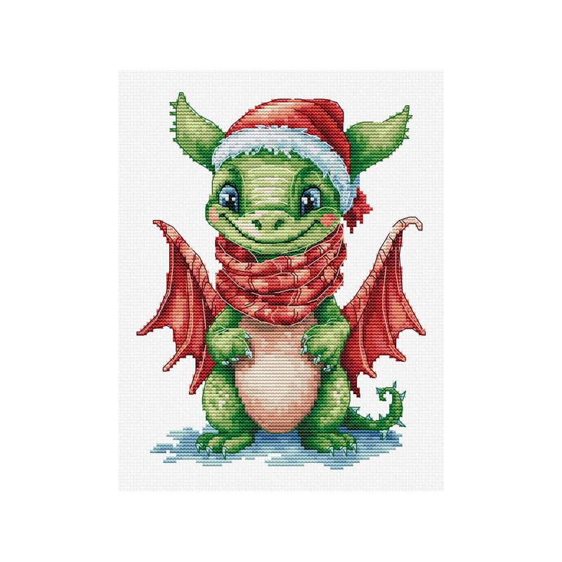 Embroidery kit The Happy Dragon