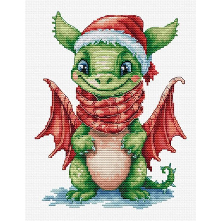 Luca-S Stickset Der glückliche Drache