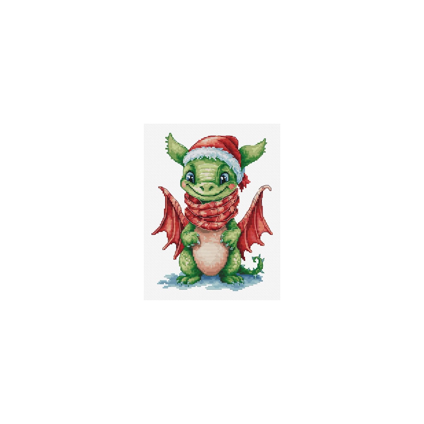 Luca-S Embroidery kit The Happy Dragon