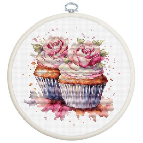 Luca-S Embroidery kit Cupcakes
