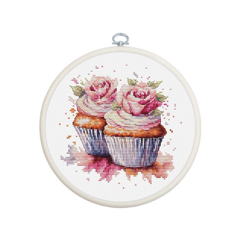 Borduurpakket Cupcakes