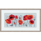 Embroidery kit Scarlet Poppies Embroidery kit Scarlet Poppies
