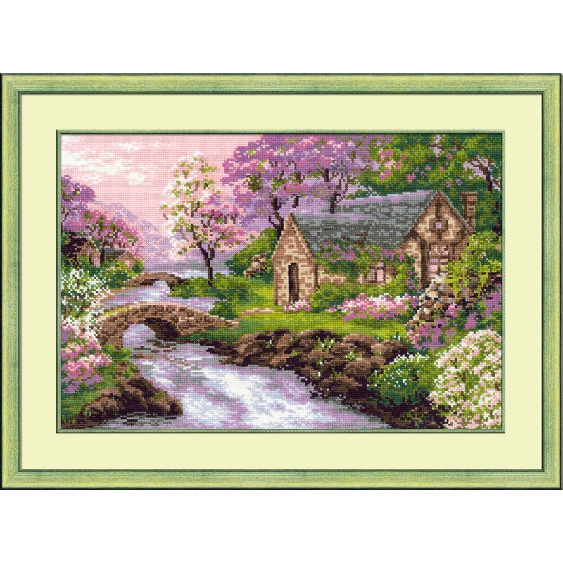 Embroidery kit The Spring View Embroidery kit The Spring View