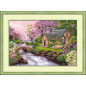 Embroidery kit The Spring View Embroidery kit The Spring View