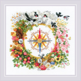 Riolis Embroidery kit Compass
