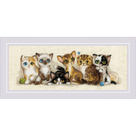 Riolis Kit de broderie Chatons