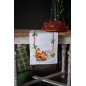 Table runner kit kit Robins in winter