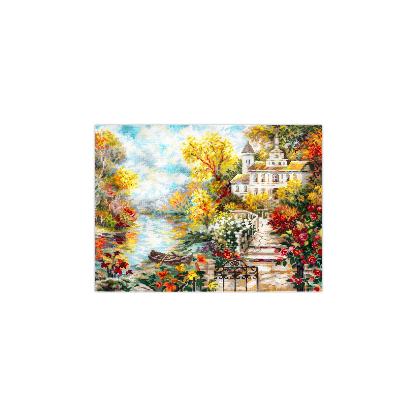 Embroidery kit Riverside House