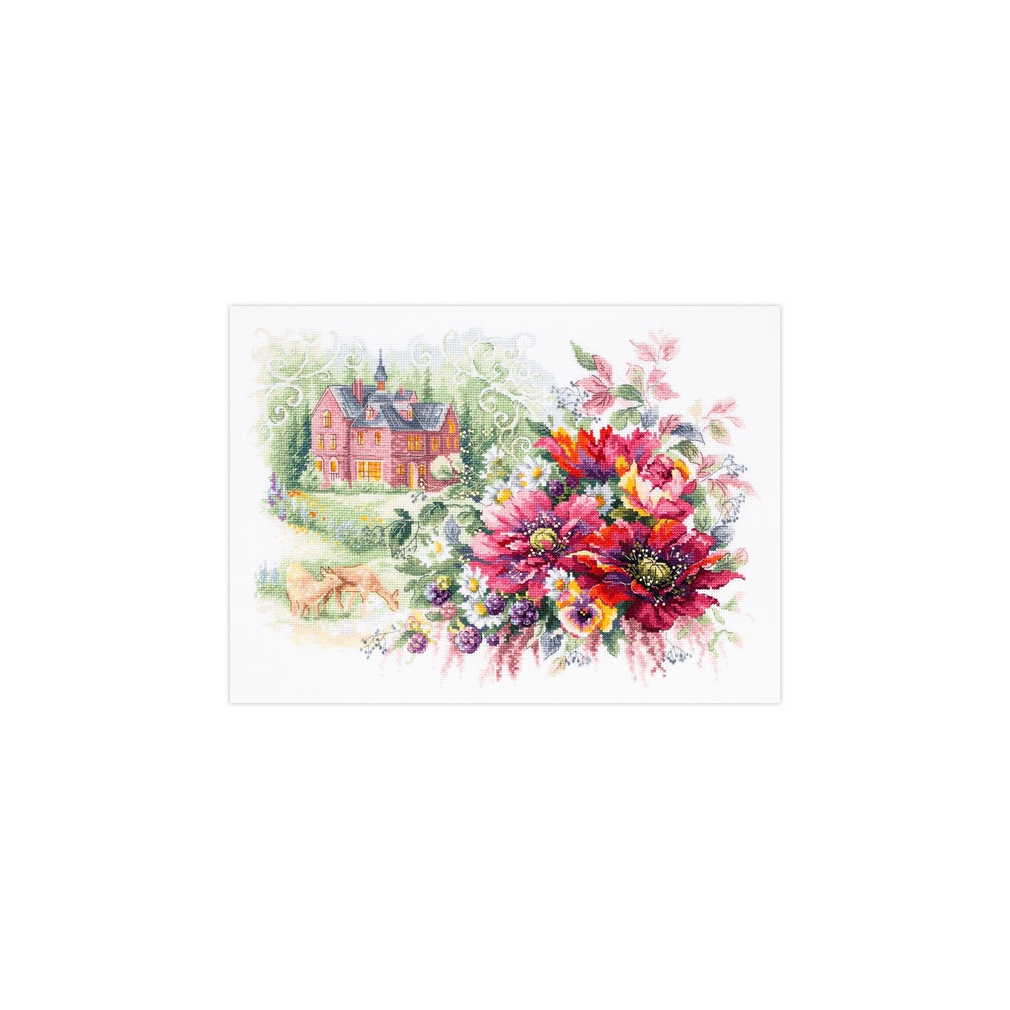 Embroidery kit The Old Manor