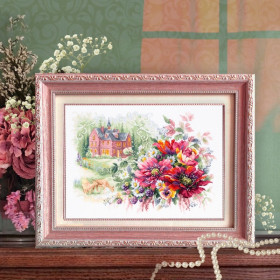Kit de broderie Le vieux manoir