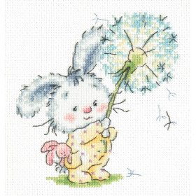 Stickset Hase und Löwenzahn Stickset Hase und Löwenzahn