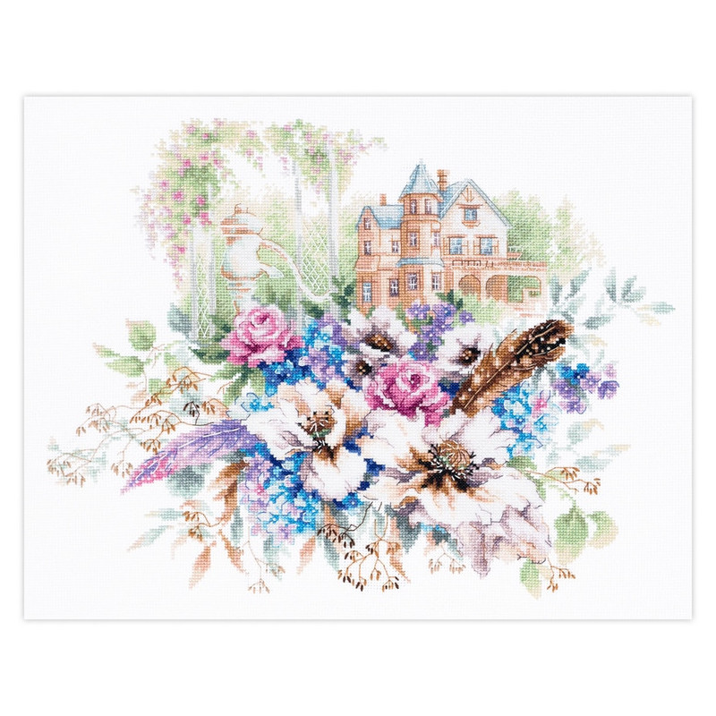 Embroidery kit Victorian House