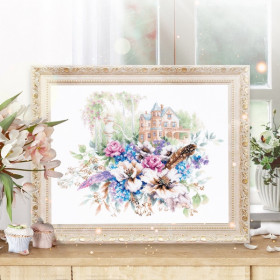 Embroidery kit Victorian House