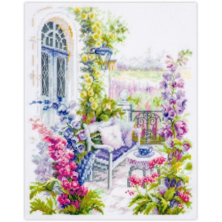 Kit de broderie Terrasse confortable