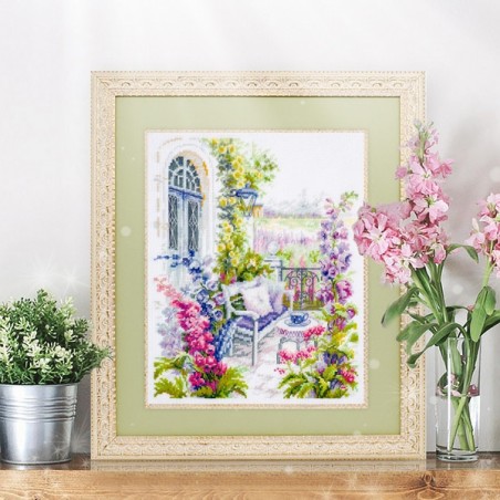 Embroidery kit Cozy Terrace