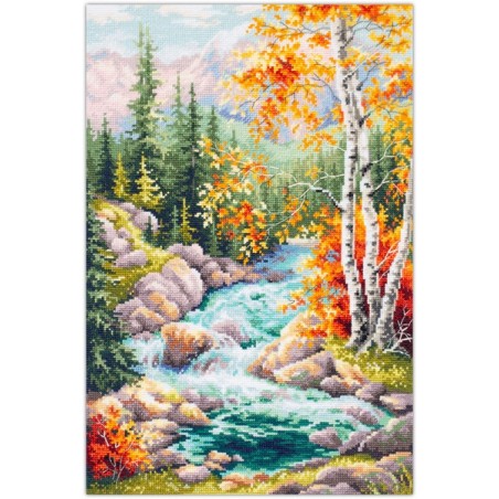 Embroidery kit Mountain Creek