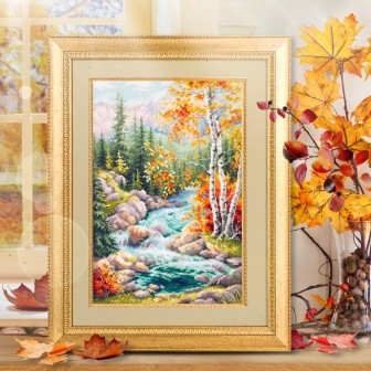Embroidery kit Mountain Creek