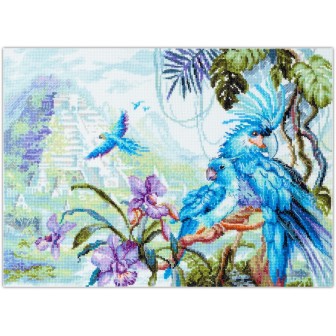 Embroidery kit Lost World