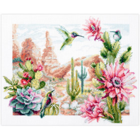 Kit de broderie Fleurs du Far West Kit de broderie Fleurs du Far West