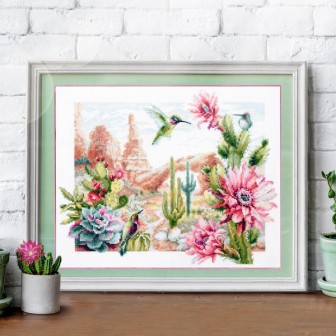 Borduurpakket Bloemen uit het wilde westen