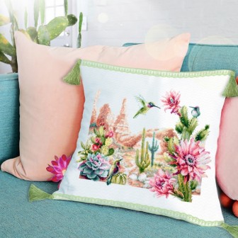 Borduurpakket Bloemen uit het wilde westen