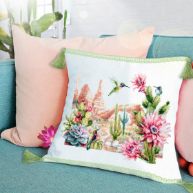Kit de broderie Fleurs du Far West Kit de broderie Fleurs du Far West