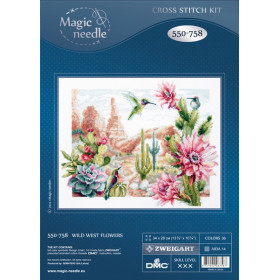 Embroidery kit Wild West Flowers Embroidery kit Wild West Flowers