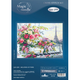 Embroidery kit Melodies of Paris