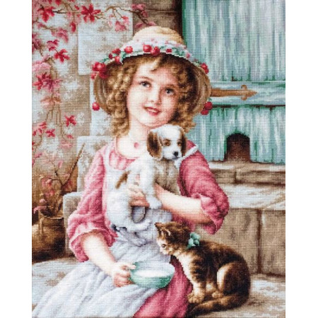 Luca-S Embroidery kit Best freinds