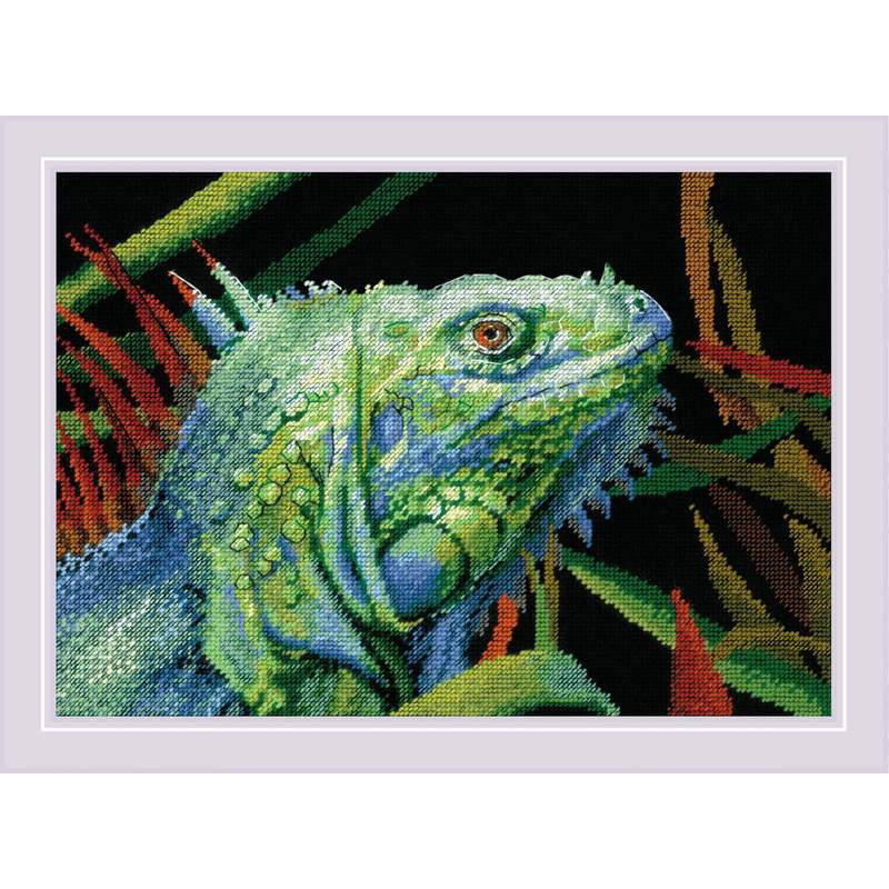 Kit de broderie Iguane Kit de broderie Iguane