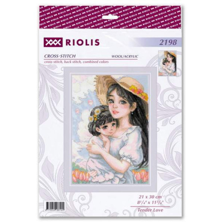 Kit de broderie Amour tendre
