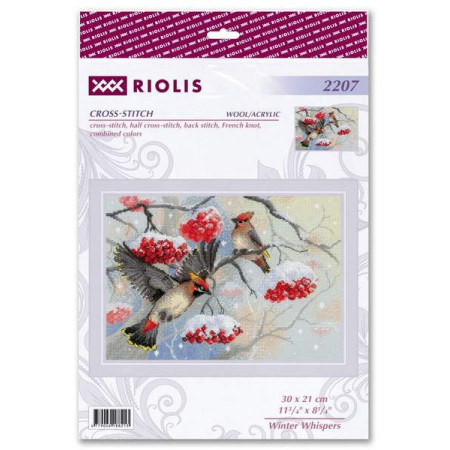 Kit de broderie Murmures d'hiver