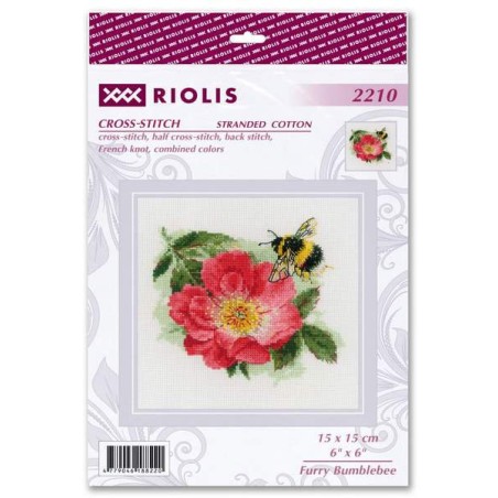 Stickset Pelzige Hummel