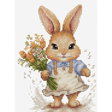 Stickset Der glückliche Hase