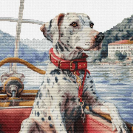 Stickset Der Dalmatiner am Comer See