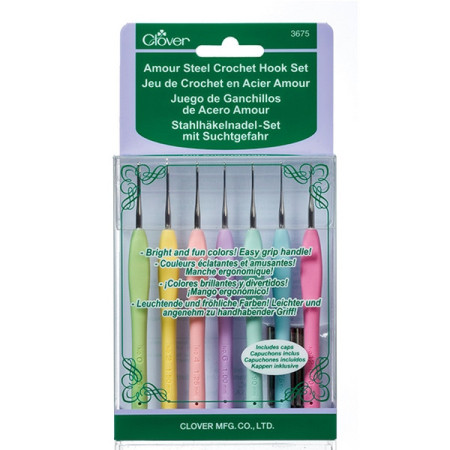 Haaknaaldenset Amour 0,6 mm - 1,75 mm
