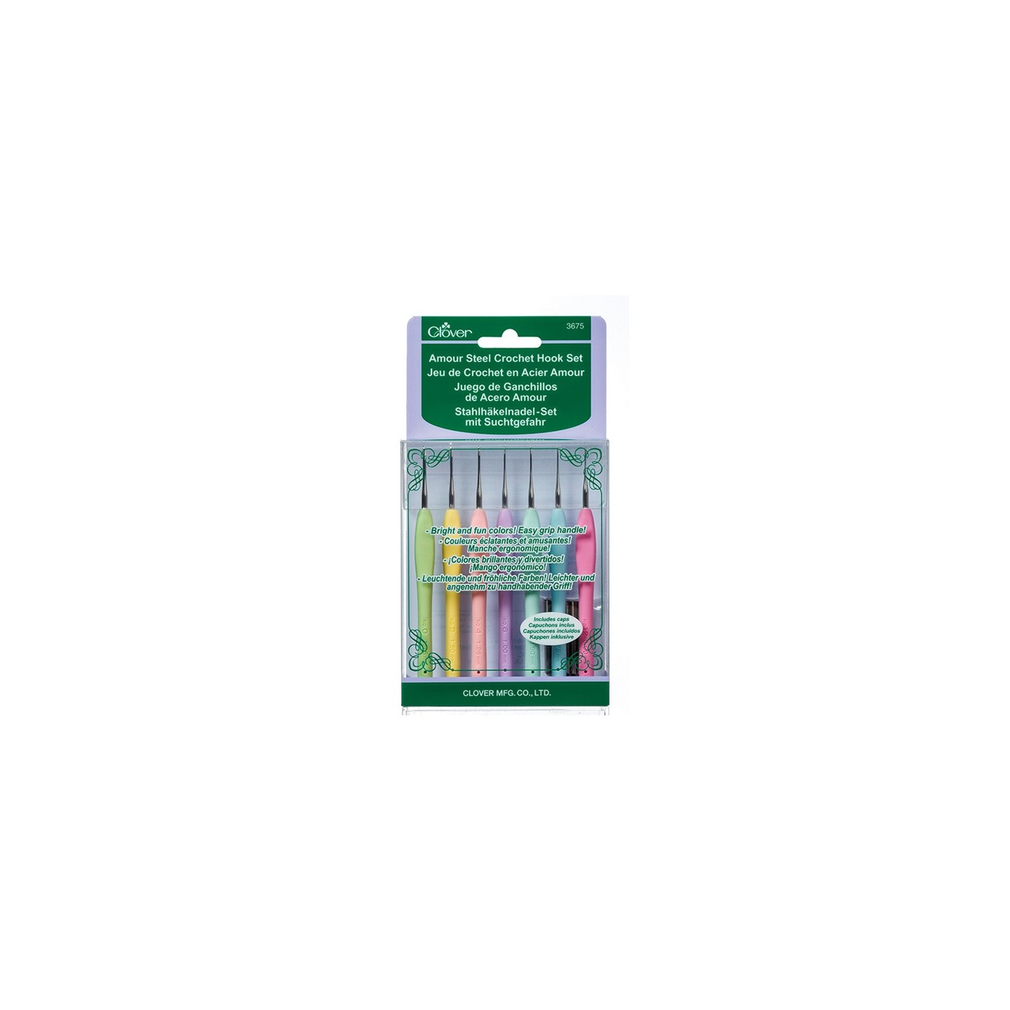 Haaknaaldenset Amour 0,6 mm - 1,75 mm
