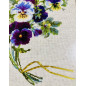 Embroidery kit Bunch of Pansies Embroidery kit Bunch of Pansies