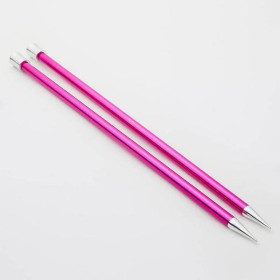 Knitpro Zing aiguilles droites 10 mm longueur 30 cm