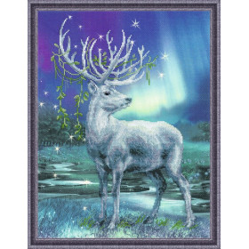 Riolis Kit de broderie Cerf blanc