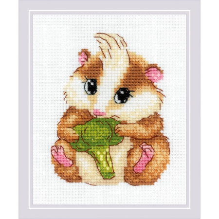 Borduurpakket Leuke hamster
