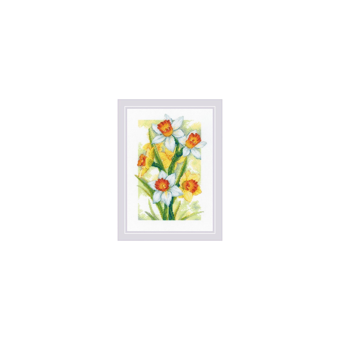 Riolis Embroidery kit Spring Glow Daffodils