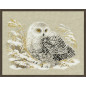 Kit de broderie Chouette blanche Kit de broderie Chouette blanche