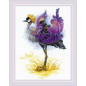 Kit de broderie Grue couronnée Kit de broderie Grue couronnée