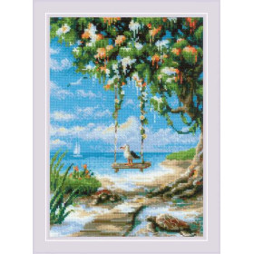 Riolis Kit de broderie Balançoire de plage