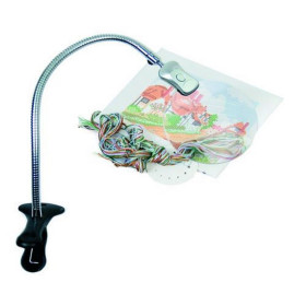 Loeplamp met klem