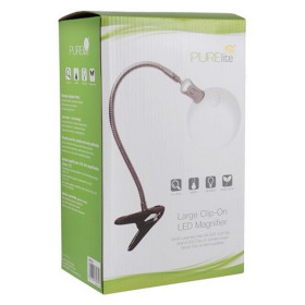 Loeplamp met klem