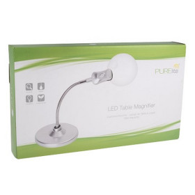 Magnifying desk lamp
